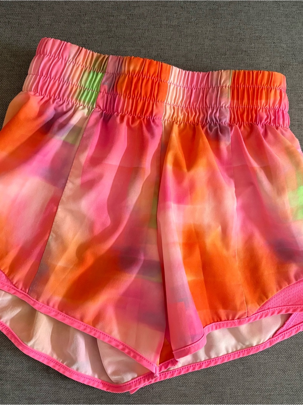 Athletic Works Pink & Orange Girls' Active Shorts